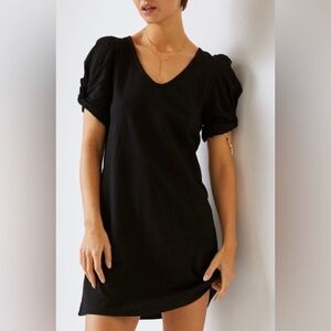 Anthropologie AMADI Twist Puff Sleeve Dress Sz Medium - NWT